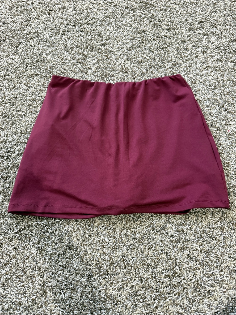 SHEIN burgundy skort
